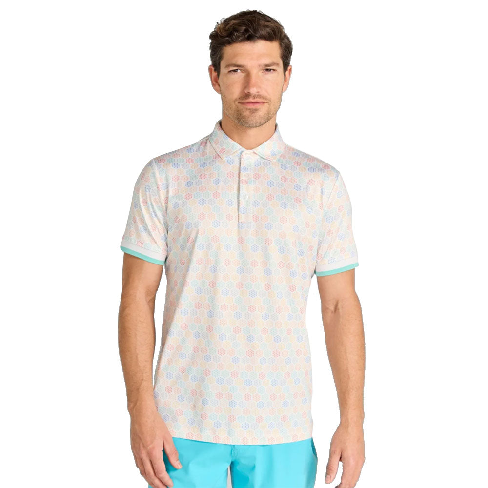 Redvanly Garmain Mens Golf Polo - Bright White/XL