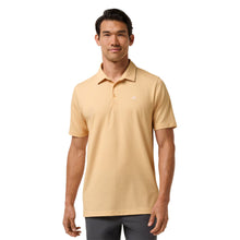 Load image into Gallery viewer, TravisMathew Featherweight Vista Mens Golf Polo - Rattan/XL
 - 1