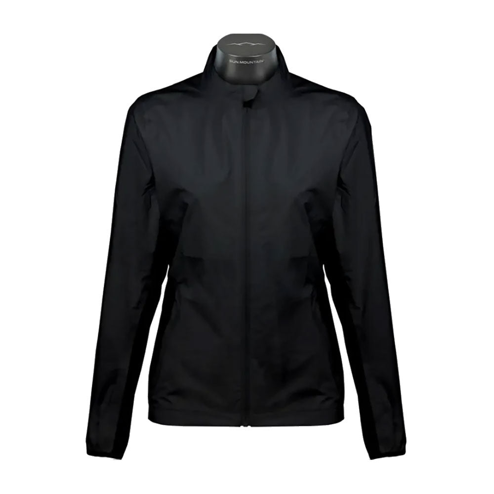Sun Mountain Monsoon Womens Golf Rainjacket - Black/XL