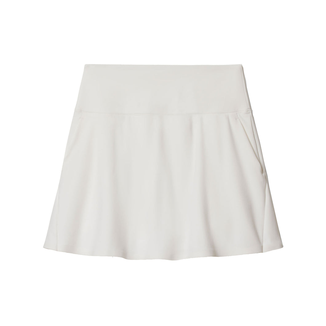 Rhone Course to Court 16 inch Womens Golf Skort - Snow White/L