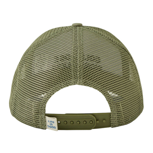 Life is Good Golf More Worry Less Uni Trucker Cap