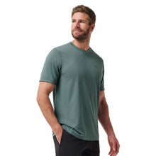 Load image into Gallery viewer, TravisMathew Heater Pro Mens T-Shirt - Silver Pine/XXL
 - 7