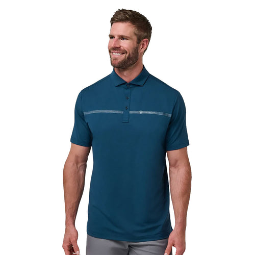 TravisMathew Heater Pro Chest Stripe Mens Golf Polo