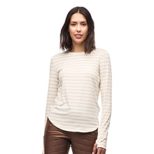 Load image into Gallery viewer, Indyeva Novarra II Lond Sleeve Crew Womens Shirt - Breez/Pnce Strp/L
 - 1