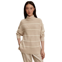 Load image into Gallery viewer, Varley Hamish Stitch Knit Womens Sweater - Silver Birch/M
 - 1