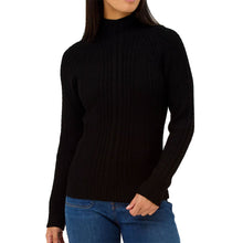 Load image into Gallery viewer, Krimson Klover Lydia Mockneck Womens Sweater - Black/L
 - 1