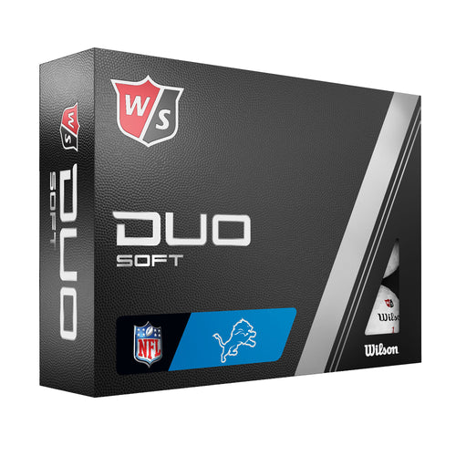 Wilson Golf Duo Soft NFL Detroit Lions Golf Balls - Dozen - 2