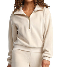Load image into Gallery viewer, Rhone Plush Half-Zip Womens Pullover - Bone/L
 - 1