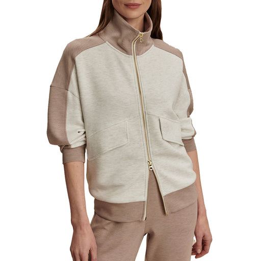 Varley Garcia 2-Tone Zip Through Womens Sweatshirt