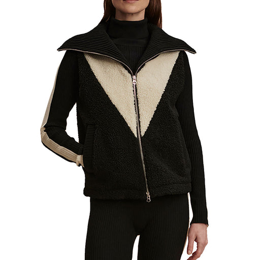 Varley Caspian Sherpa Womens Gilet - Black/M