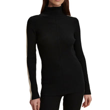 Load image into Gallery viewer, Varley Leopold Roll Neck Womens Long Sleeve Shirt - Black/M
 - 1