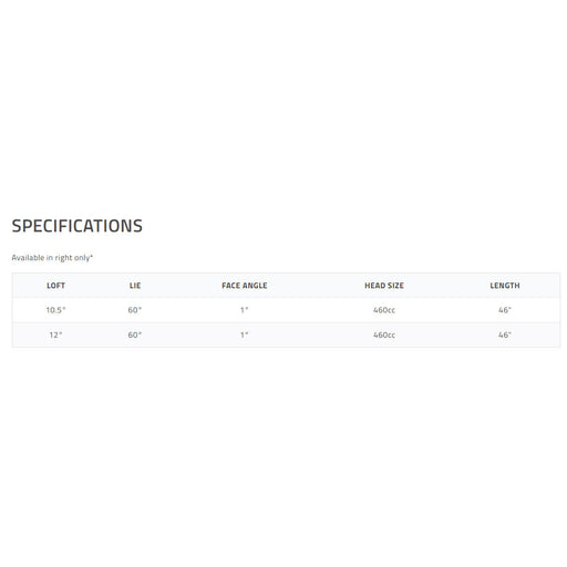 Tour Edge Exotics Lite Right Hand Mens Driver