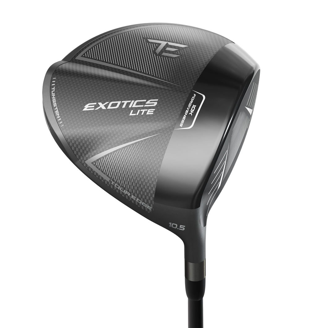 Tour Edge Exotics Lite Right Hand Mens Driver - 10.5/Vntus White/Blk/Senior