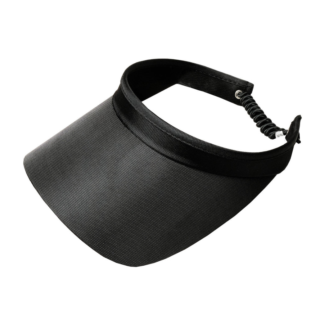 Glove It Solid Coil Womens Visor - Black/One Size