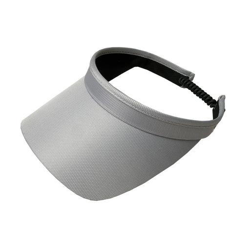 Glove It Solid Coil Womens Visor - Grey/One Size