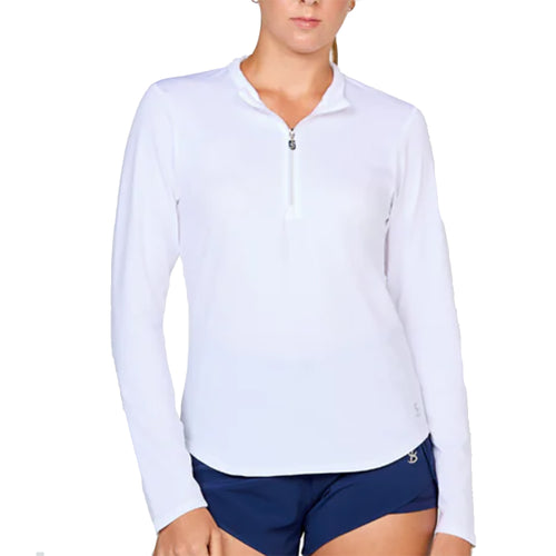 Sofibella UV Colors Womens Half-Zip Long Sleeve Golf Shirt
