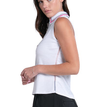 Load image into Gallery viewer, Lucky in Love Chateau Stripes Womens Golf Tank Top
 - 3