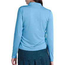 Load image into Gallery viewer, Lucky in Love Pleat Neck Wns Longsleeve Golf Shirt
 - 2