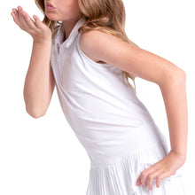 Load image into Gallery viewer, Lucky in Love Match Pleated Girls Golf Polo Dress
 - 3