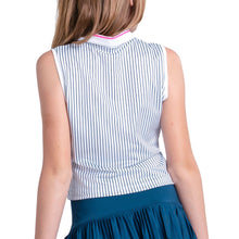 Load image into Gallery viewer, Lucky In Love Glow Point Girl Sleeveless Golf Polo
 - 2