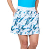 Sofibella Electric Blue 17 Inch Crystal Glow Womens Golf Skort