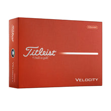 Load image into Gallery viewer, Titleist Velocity Golf Balls - Dozen - Orange/Dbl Digit #
 - 1