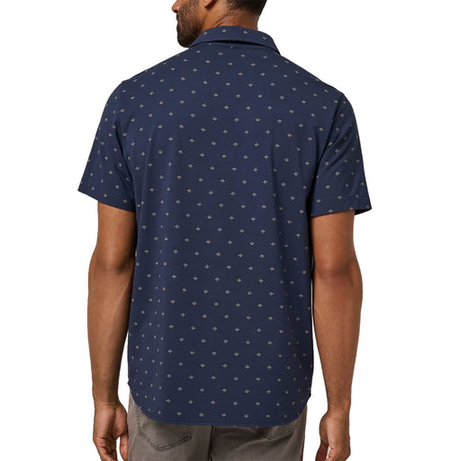 TravisMathew Comfortknit Geo SS Woven Mens Shirt