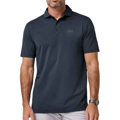 TravisMathew The Heater Active Mens Golf Polo - Total Eclipse/XXL