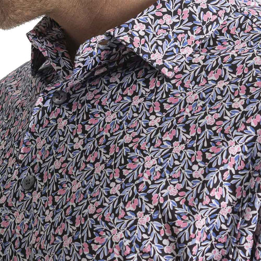 FootJoy Meadow Print Lisle Mens Golf Polo
