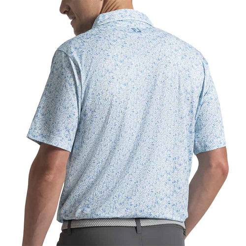 FootJoy Meadow Print Lisle Mens Golf Polo - 2