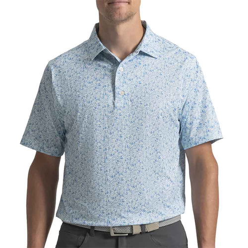 FootJoy Meadow Print Lisle Mens Golf Polo