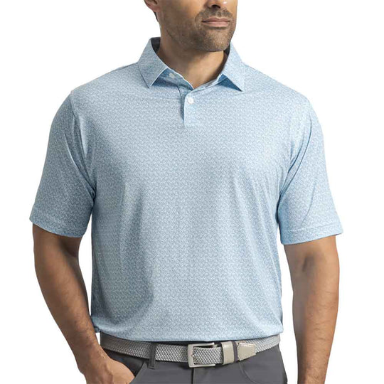 FootJoy Floral Mark Lisle Mens Golf Polo