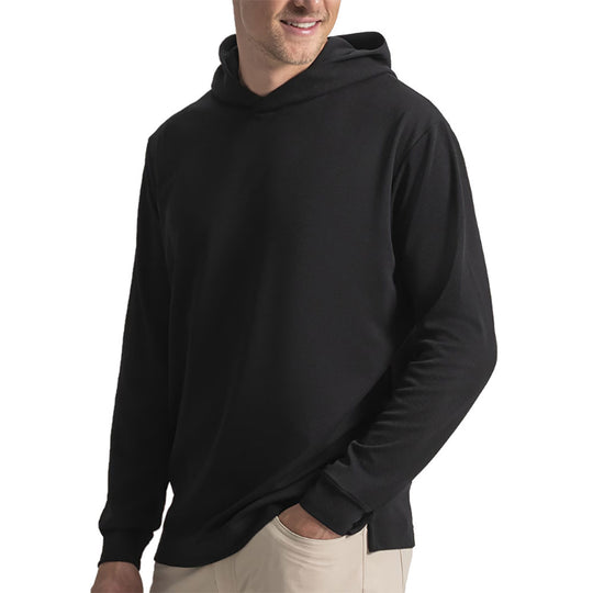 FootJoy Textured Jacquard Pullover Mens Golf Hoodie
