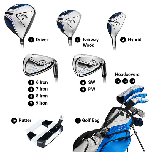 Callaway XT 10 Piece Junior Complete Golf Set