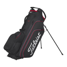Load image into Gallery viewer, Titleist Hybrid 14 Stand Golf Bag 2026 - Black/Black/Red
 - 1