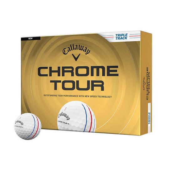 Callaway Chrome Tour Triple Track Golf Balls - Dozen