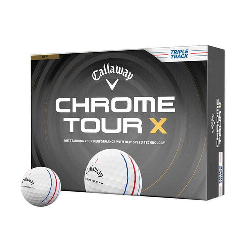 Callaway Chrome Tour X Triple Track Golf Balls - Dozen