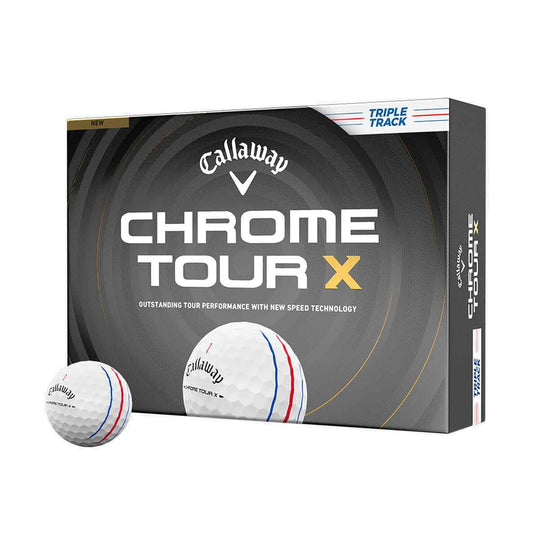 Callaway Chrome Tour X Triple Track Golf Balls - Dozen
