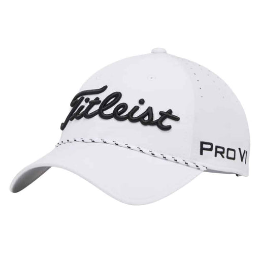 Titleist Tour Breezer Mens Golf Hat - White/Black