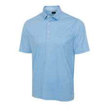 Load image into Gallery viewer, Greg Norman ML75 Microlux Chevron Mens Golf Polo - Blue Haze/XL
 - 1