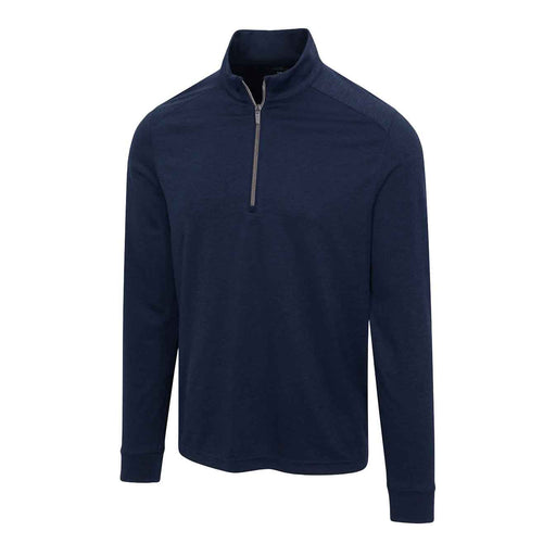 Greg Norman Freedom Performance Mens Golf 1/4 Zip - Navy Heather/XXL