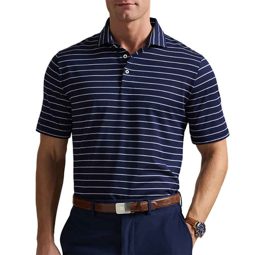 RLX Ralph Lauren Yarn-Dyed Tour Piq Mn Golf Polo - Refin Nvy Multi/XL
