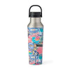 Life Is Good Beach Sticker Collage 20oz Stainless Corkcicle Canteen Water Bottle