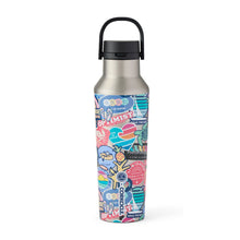 Load image into Gallery viewer, Life Is Good Beach Sticker 20oz Water Bottle - Multi
 - 1
