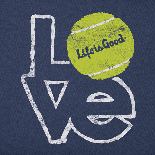 Life Is Good Love Tennis Shortsleeve Women T-Shirt