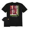 Life Is Good Tennis Court Shortsleeve Crusher Mens T-Shirt