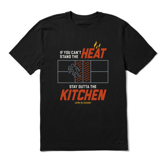 Life Is Good Stay Outta the Pickleball Kitchen Shortsleeve Mens T-Shirt