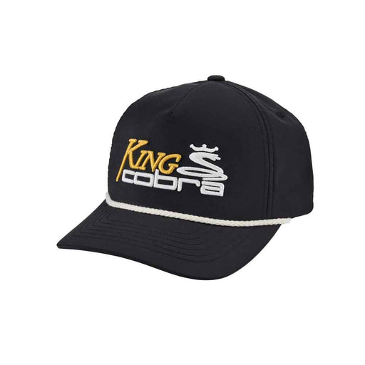King Cobra Rope Mens Golf Hat - Black