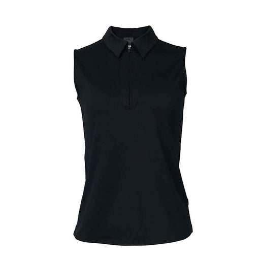 Jofit Sleeveless Womens Golf Polo - Black/XXL