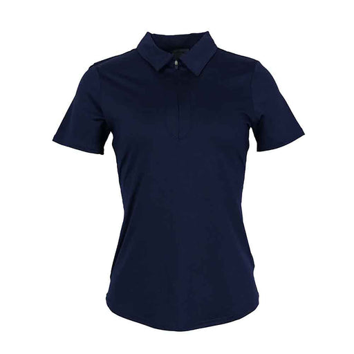 Jofit Performance Womens Quarter Zip Golf Polo - Midnight/XXL